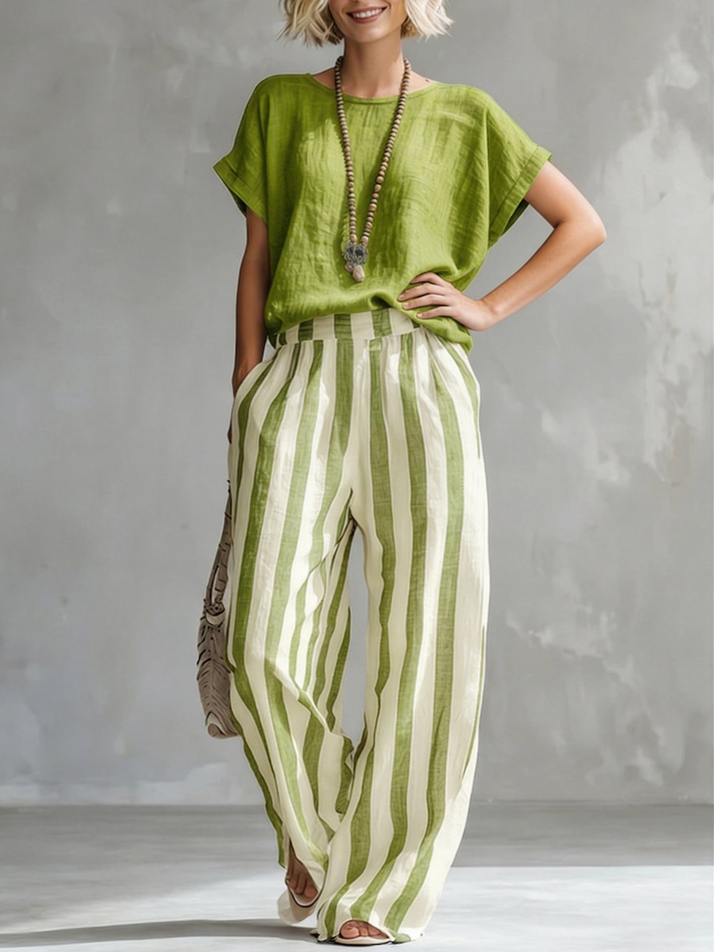 Eliora | Casual Wide Leg Two Piece Set