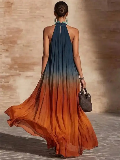 Willara | Graceful High Neck Maxi Dress