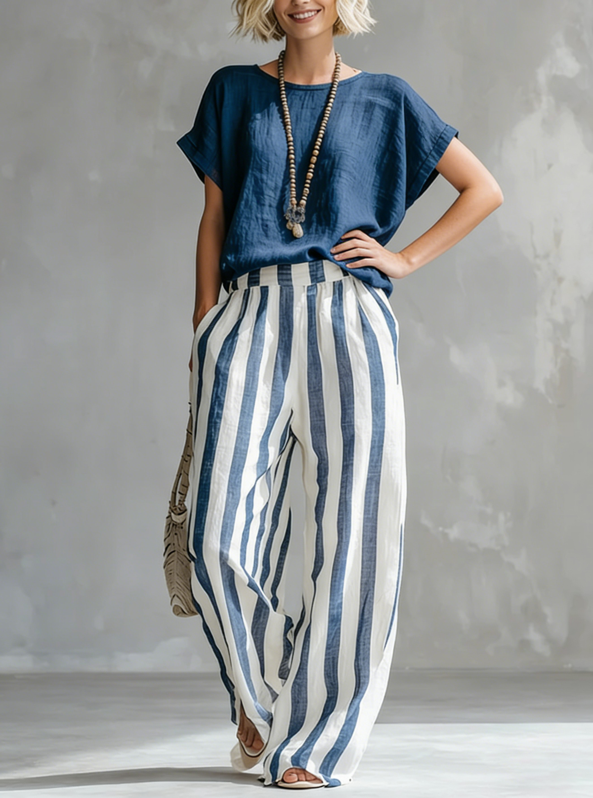 Eliora | Casual Wide Leg Two Piece Set