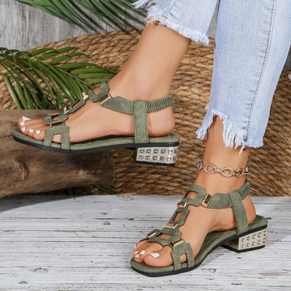Philomena | Open Toe Slingback Sandals