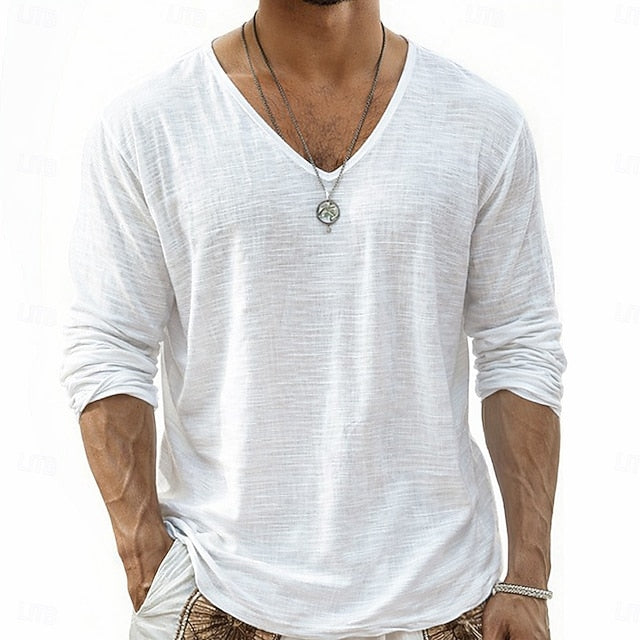 Corbin | Relaxed Fit Everyday V Neck Shirt