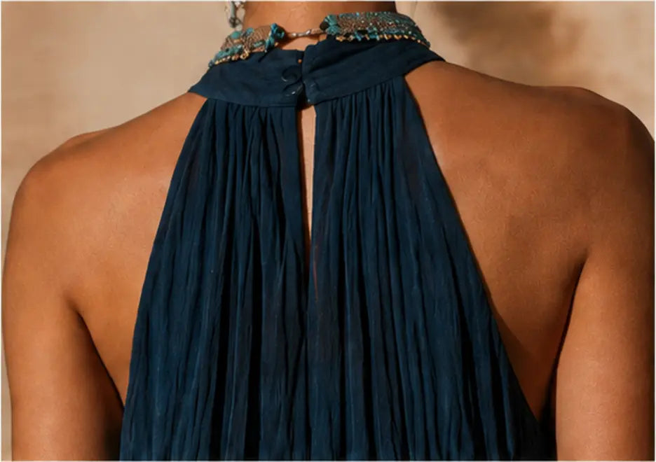 Willara | Graceful High Neck Maxi Dress