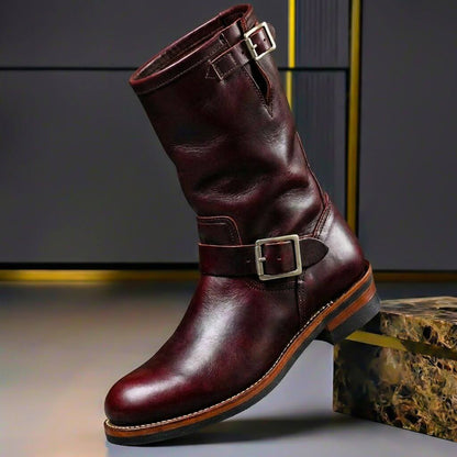 Beckett | Heritage Leather Harness Boots
