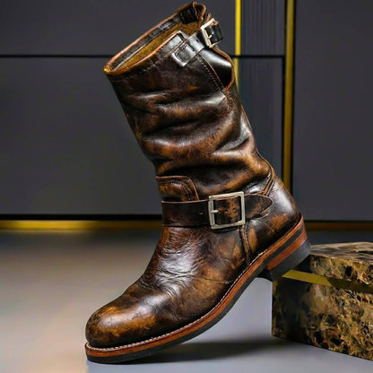 Beckett | Heritage Leather Harness Boots