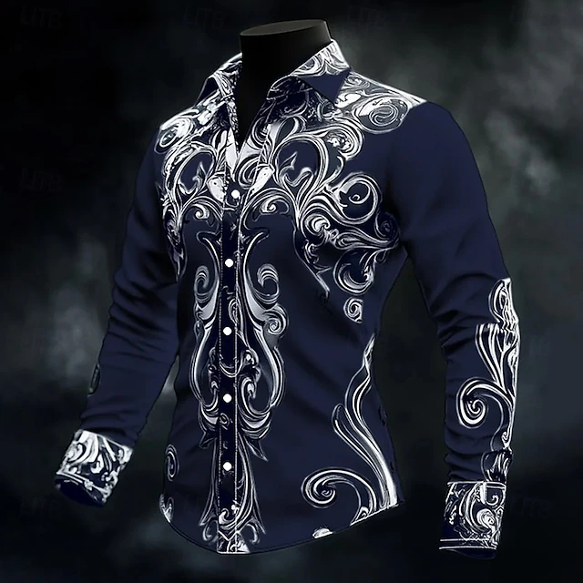 Montague | Refined Ornate Dress Shirt