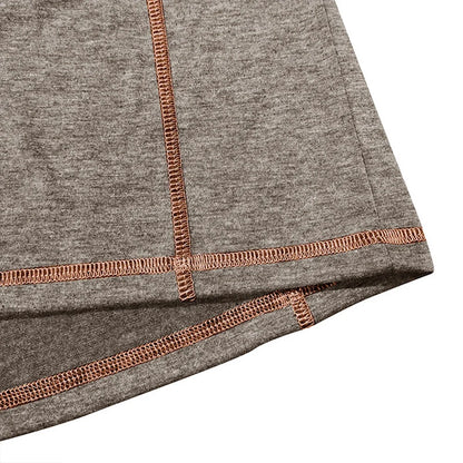 Corin | Athletic Button Neck T Shirt