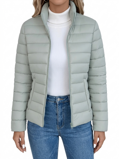 Danessa | Slim Fit Zip Puffer Jacket