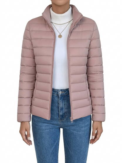 Danessa | Slim Fit Zip Puffer Jacket
