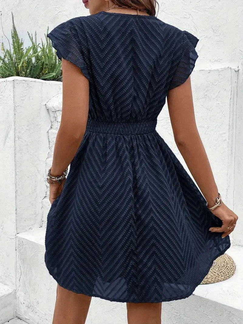Althea | Boho Lace Waist Mini Dress