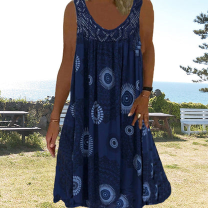 Norelia | Mandala Print Summer Dress