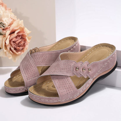 Virellia | Stud Detail Everyday Slide Sandals