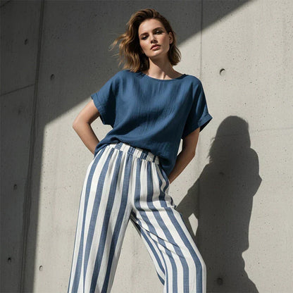 Eliora | Casual Wide Leg Two Piece Set