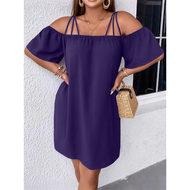 Karessa | Flowy Off Shoulder Summer Dress