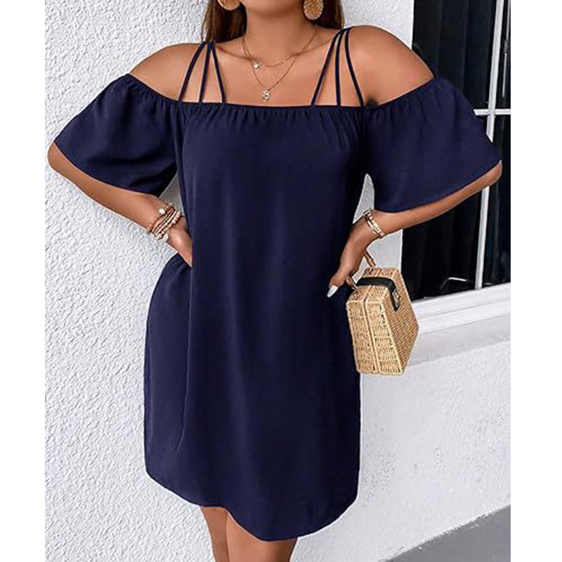 Karessa | Flowy Off Shoulder Summer Dress