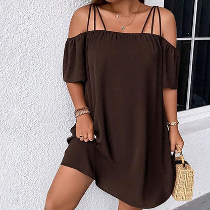 Karessa | Flowy Off Shoulder Summer Dress