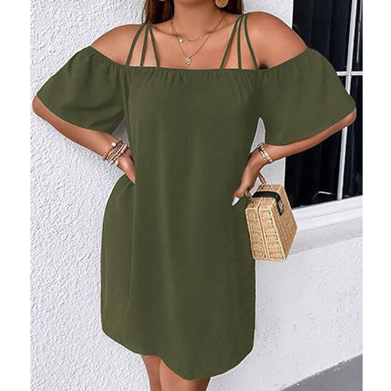Karessa | Flowy Off Shoulder Summer Dress
