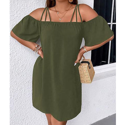 Karessa | Flowy Off Shoulder Summer Dress