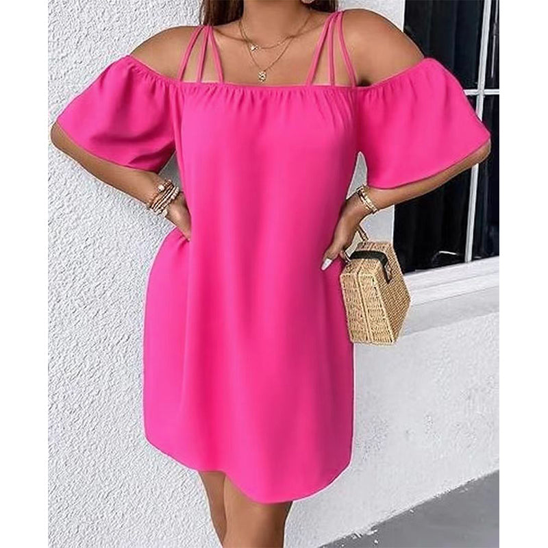 Karessa | Flowy Off Shoulder Summer Dress