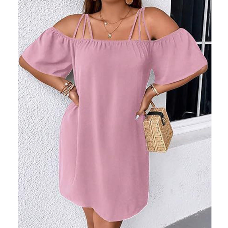 Karessa | Flowy Off Shoulder Summer Dress