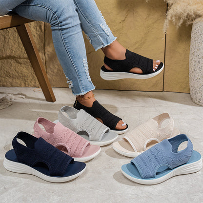 Aubrielle | Cushioned Open Toe Walking Sandals