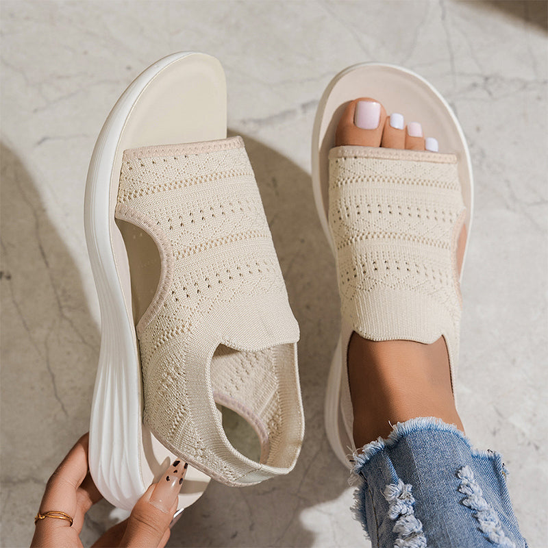 Aubrielle | Cushioned Open Toe Walking Sandals