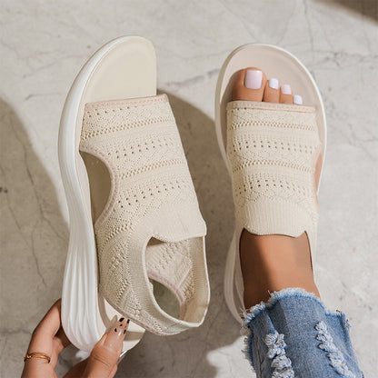 Aubrielle | Cushioned Open Toe Walking Sandals