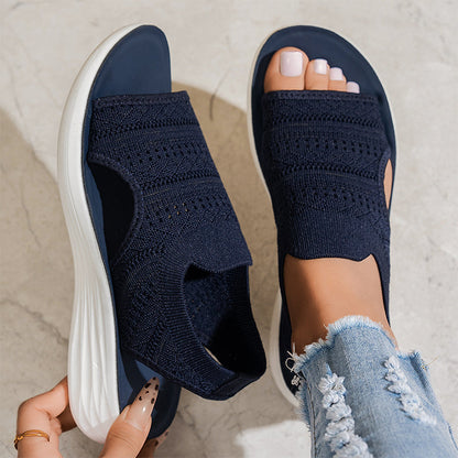 Aubrielle | Cushioned Open Toe Walking Sandals