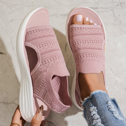 Aubrielle | Cushioned Open Toe Walking Sandals
