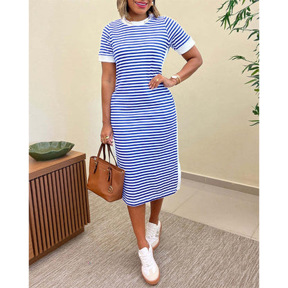 Rosella | Classic Stripe Relaxed Dress