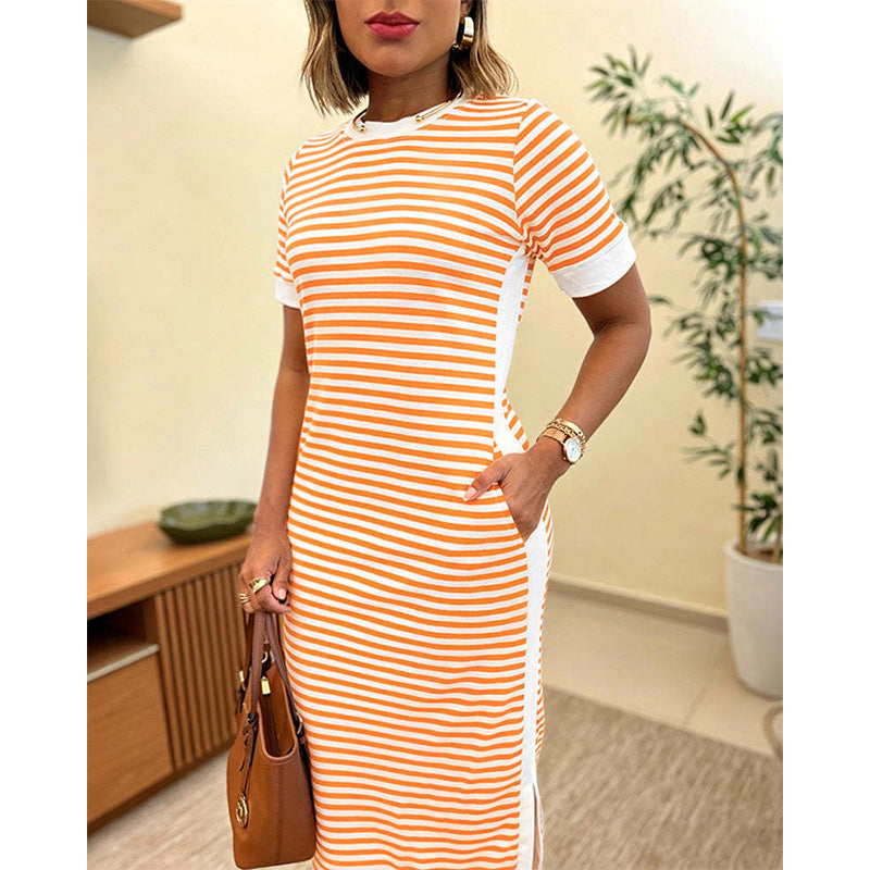 Rosella | Classic Stripe Relaxed Dress