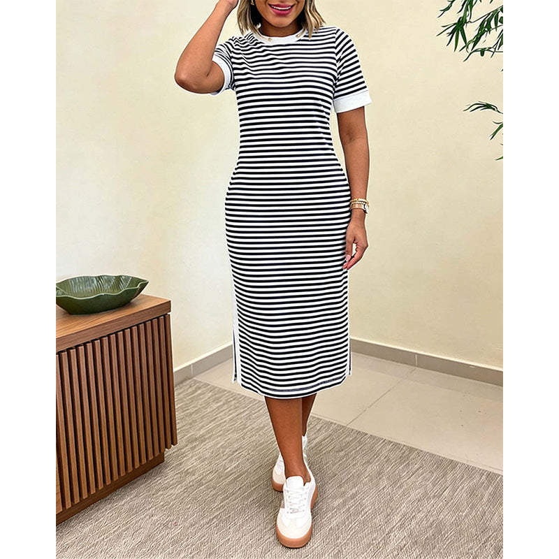 Rosella | Classic Stripe Relaxed Dress