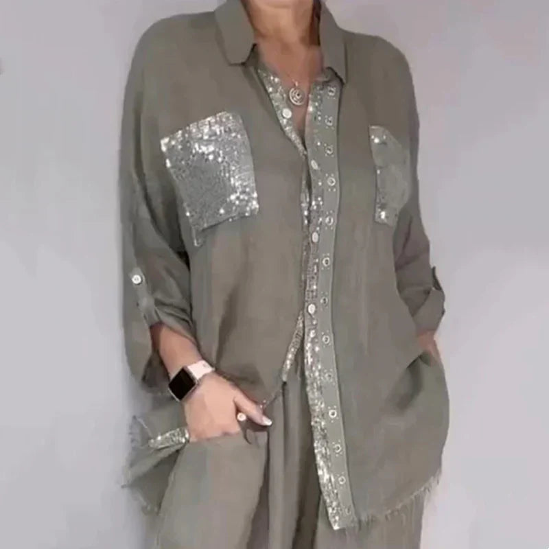 Jovessa | Breezy Linen Blend Two Piece Set