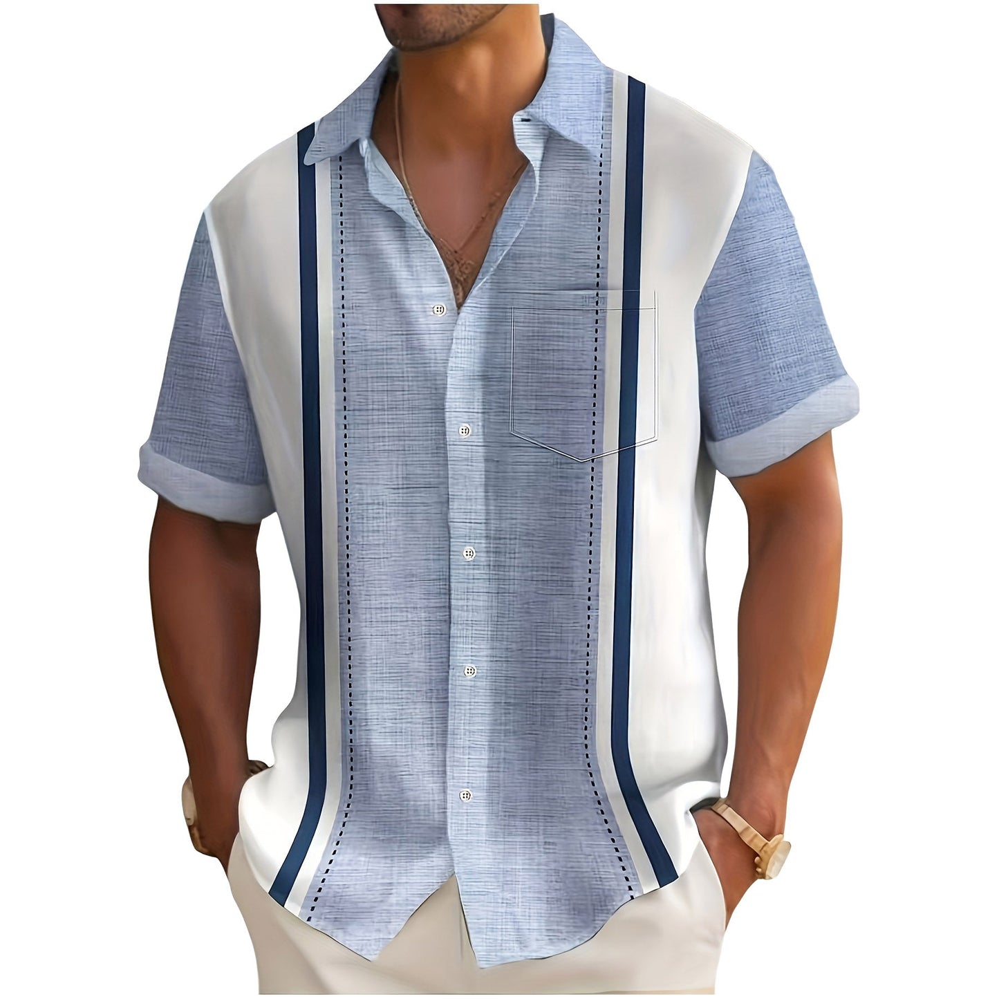 Fintrell | Vintage Panel Resort Shirt