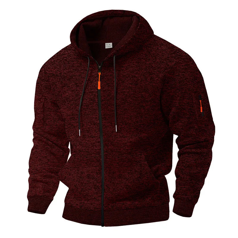 Daven | Relaxed Pocket Zip Hoodie