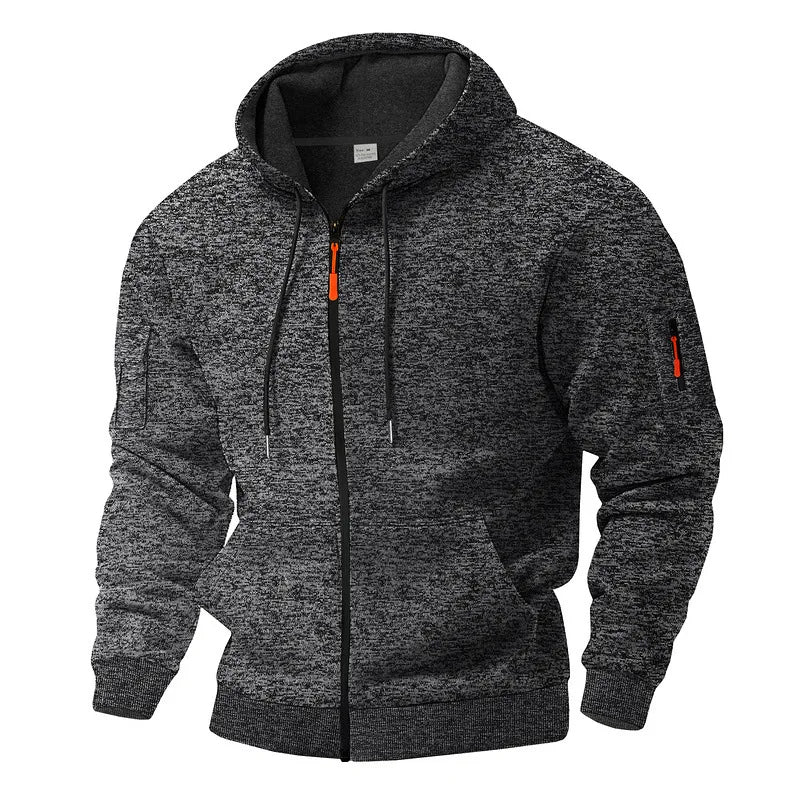 Daven | Relaxed Pocket Zip Hoodie