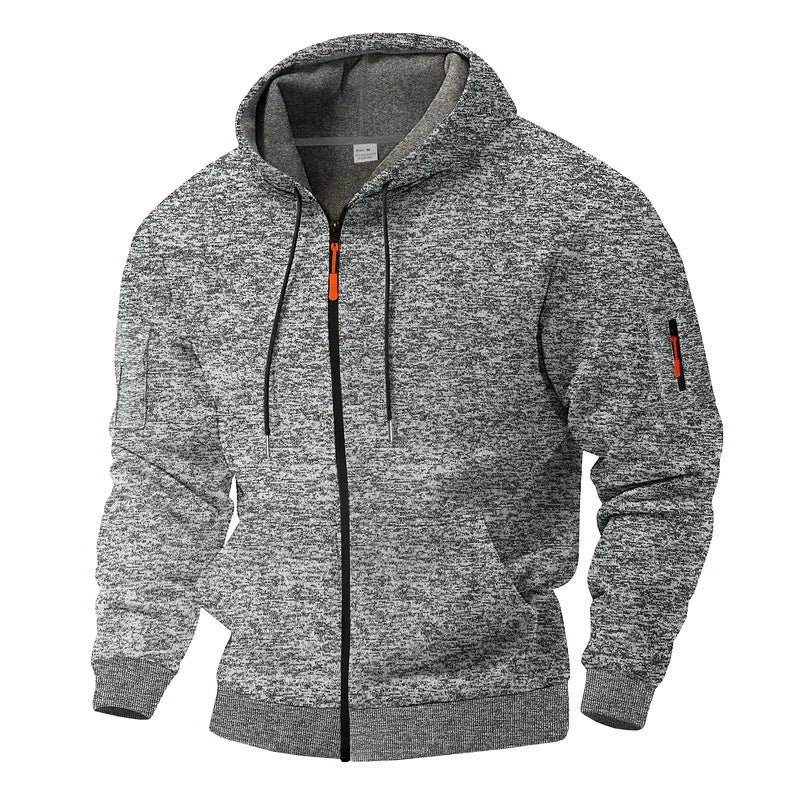 Daven | Relaxed Pocket Zip Hoodie