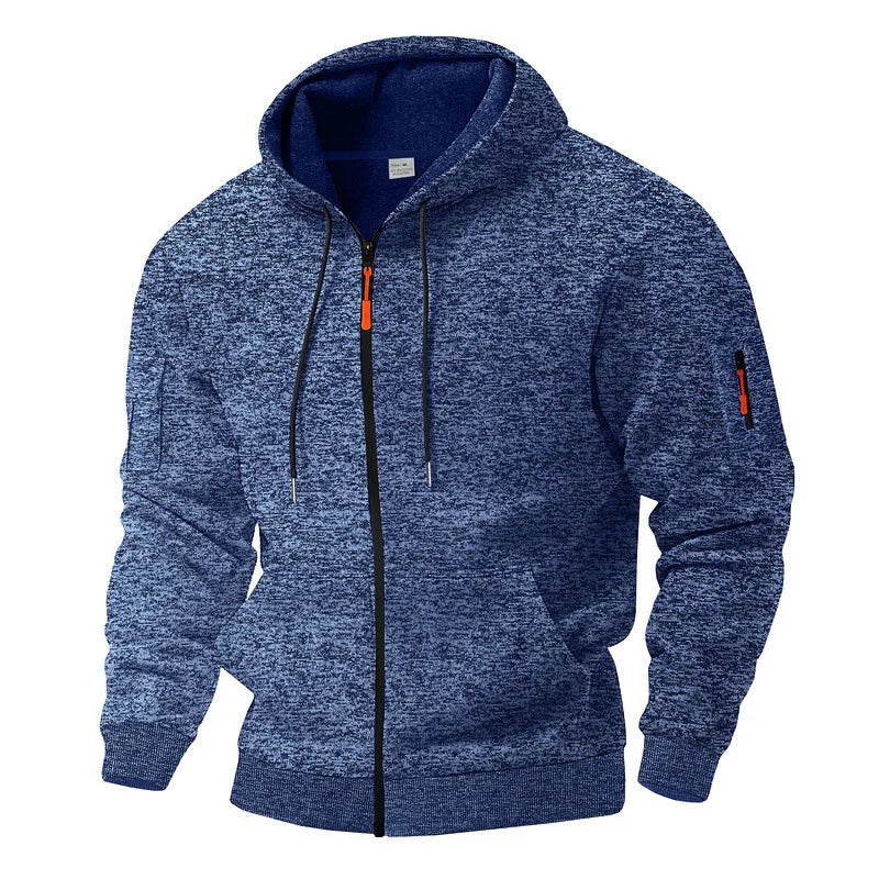 Daven | Relaxed Pocket Zip Hoodie