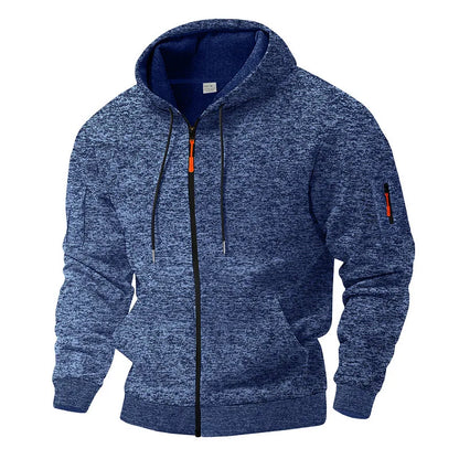 Daven | Relaxed Pocket Zip Hoodie