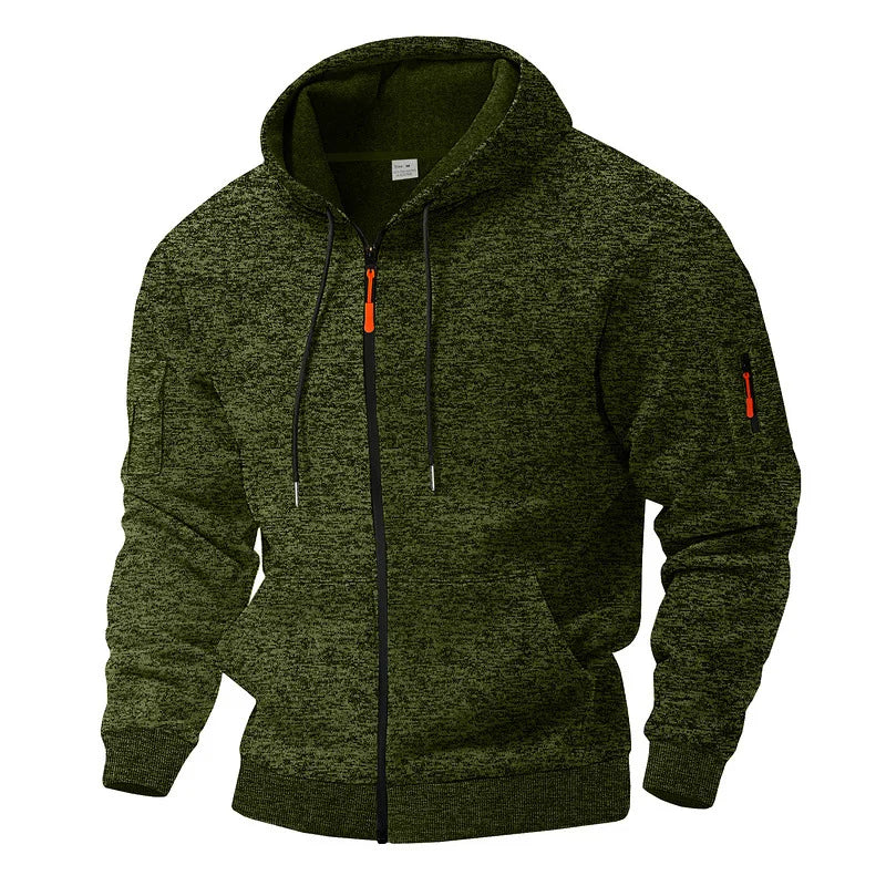 Daven | Relaxed Pocket Zip Hoodie