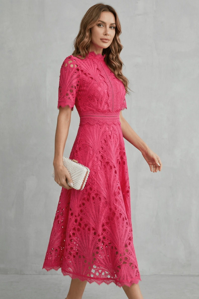 Kaelitha | Graceful Fit and Flare Midi Dress