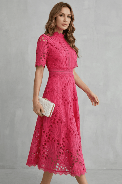 Kaelitha | Graceful Fit and Flare Midi Dress