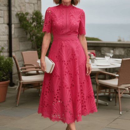 Kaelitha | Graceful Fit and Flare Midi Dress