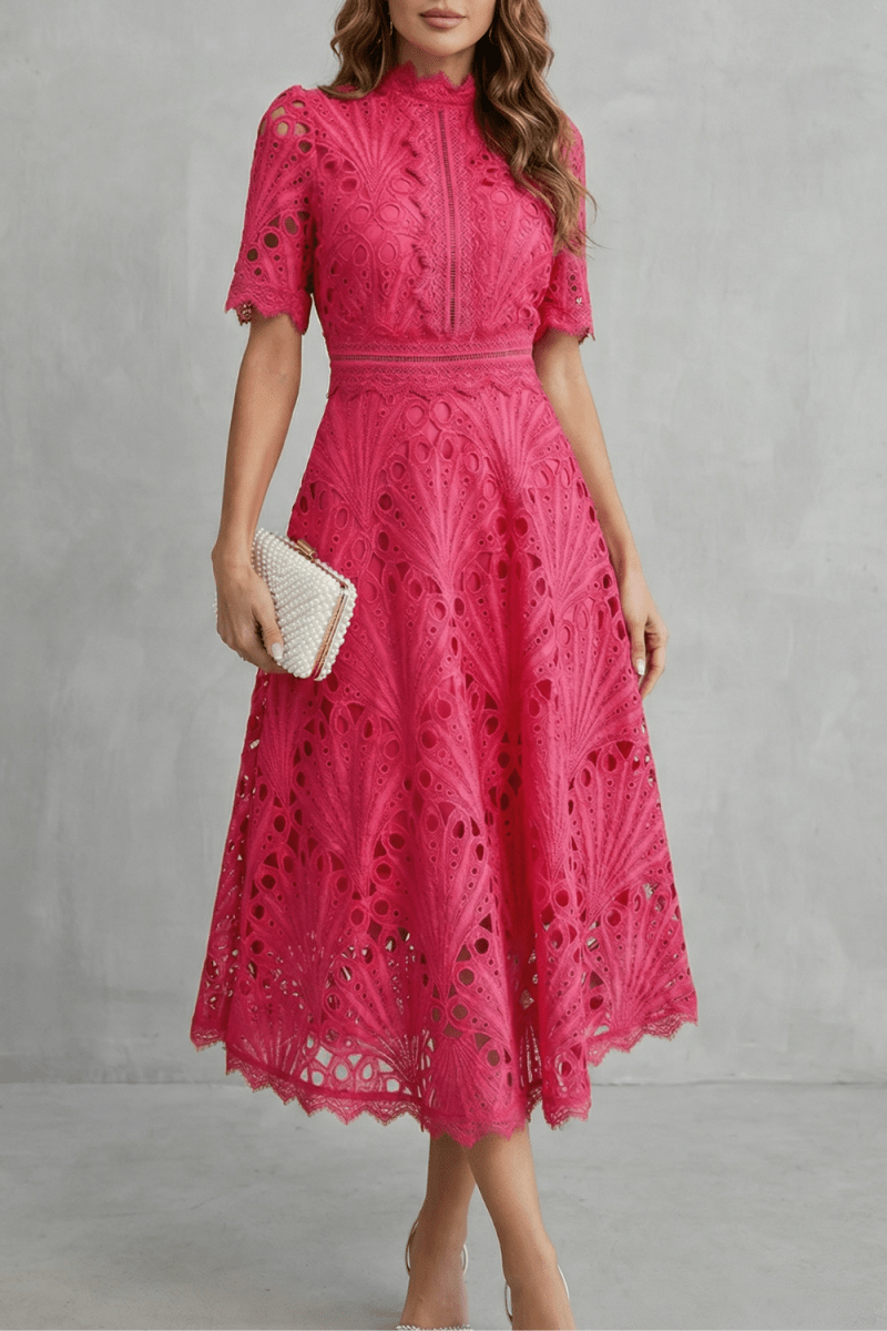 Kaelitha | Graceful Fit and Flare Midi Dress