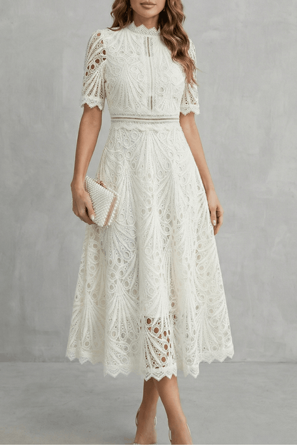 Kaelitha | Graceful Fit and Flare Midi Dress