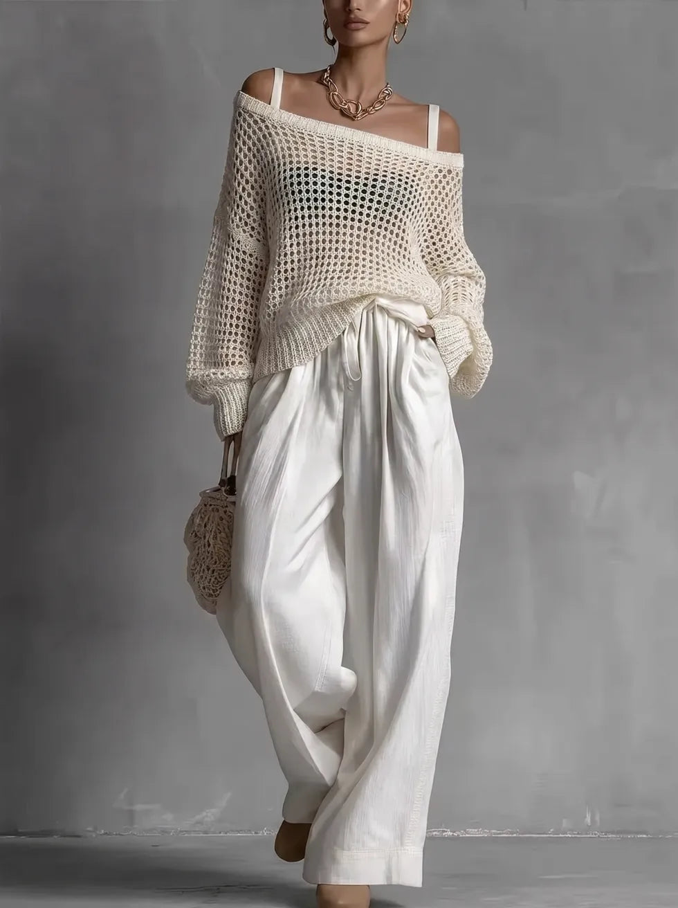 Brionna | Open Weave Two Piece Set