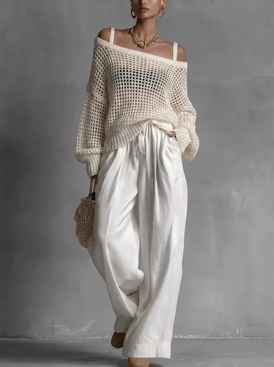 Brionna | Open Weave Two Piece Set