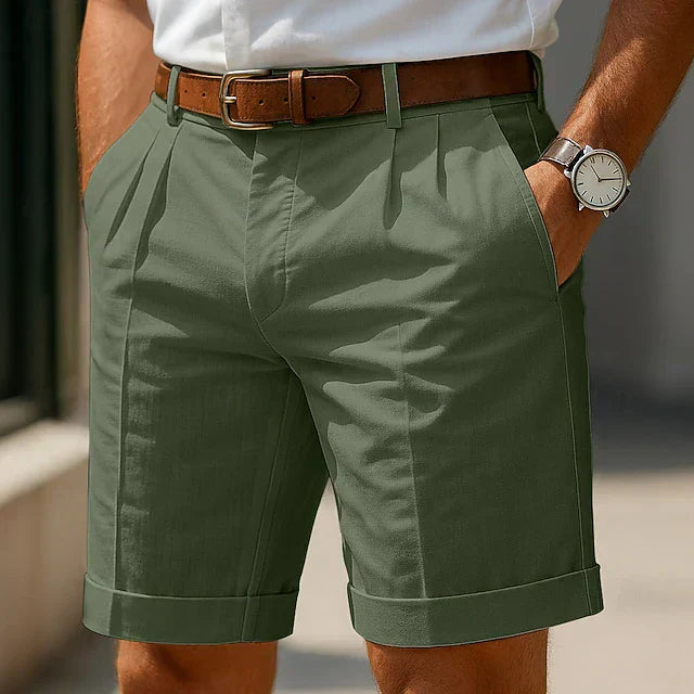 Kingsley | Modern Cuffed Walking Shorts