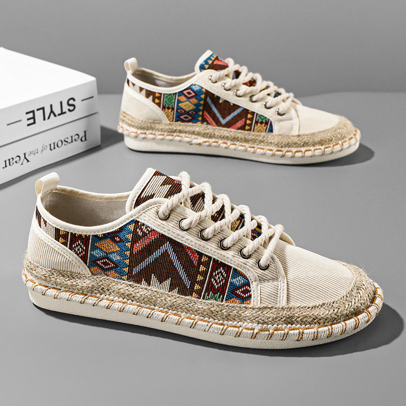 Yardley | Woven Detail Casual Sneakers