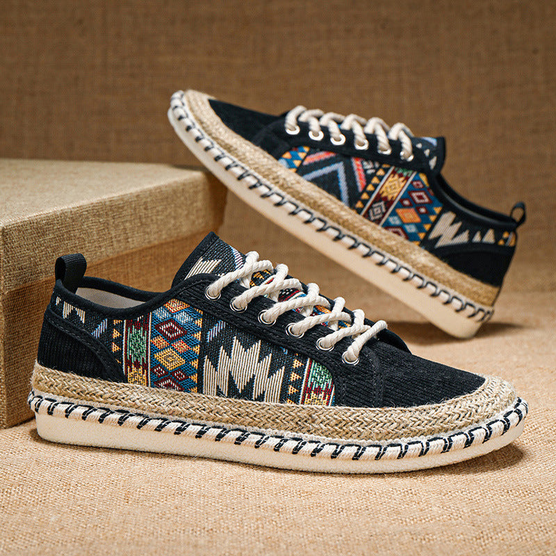 Yardley | Woven Detail Casual Sneakers