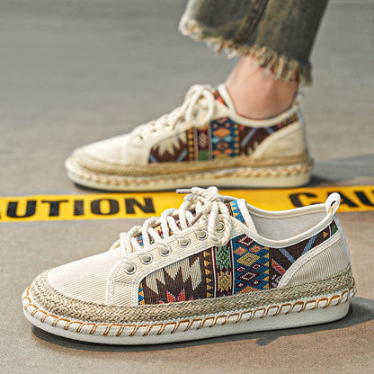 Yardley | Woven Detail Casual Sneakers